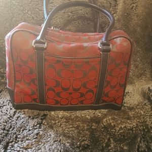 Coach signature satchel